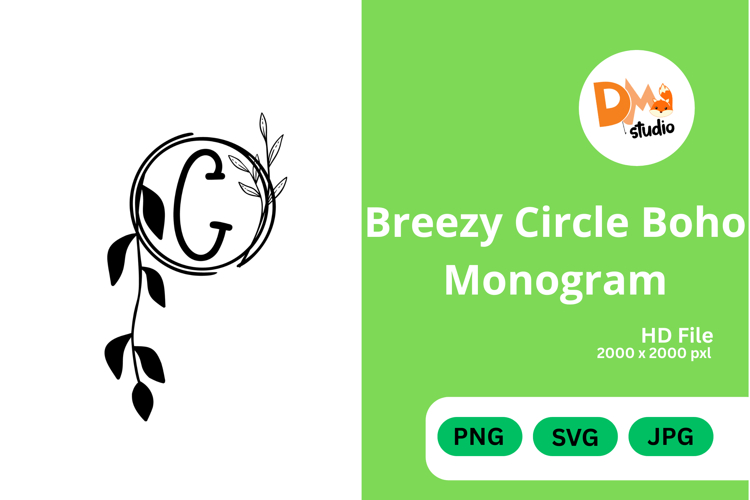 Cricut Monogram Svg Image 24