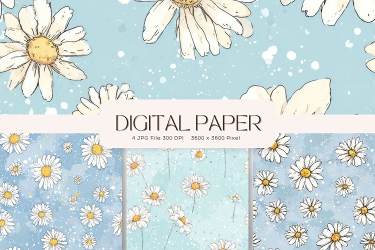 Flower daisy clipart Image 2