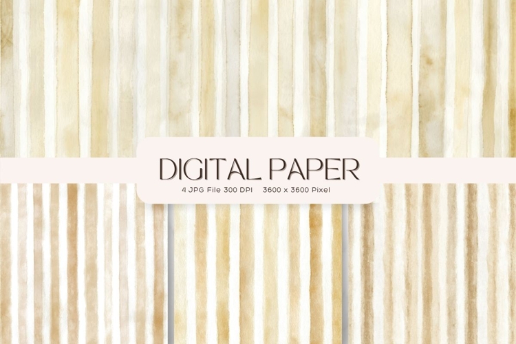 Stripe Pattern Background Gift Wrap Wallpaper Digital Paper example image 1