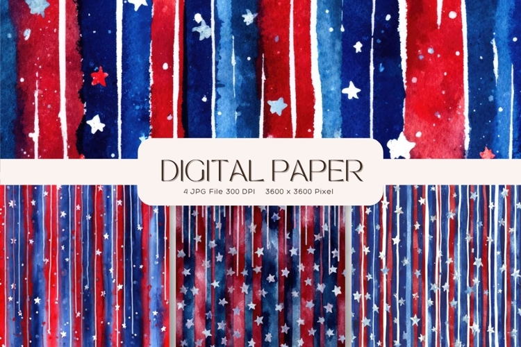 Red White Blue Background