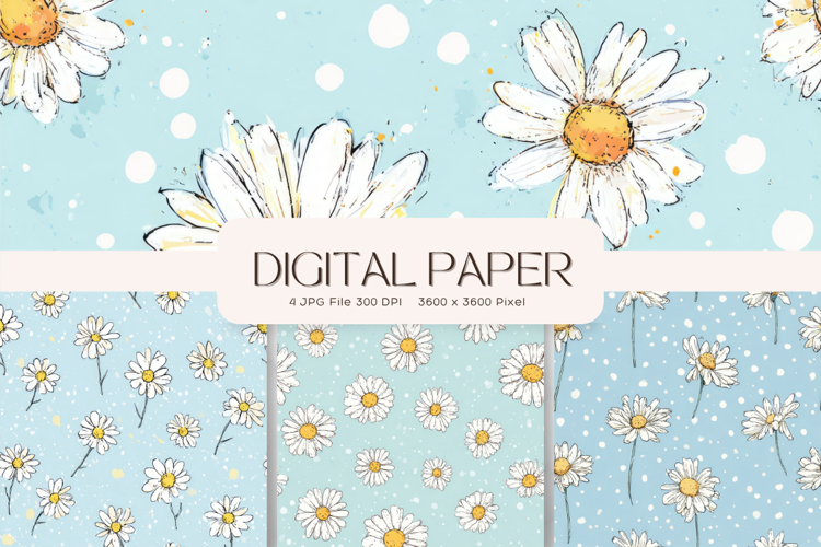Flower daisy clipart Image 3
