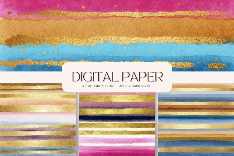 Stripe Pattern Background Gift Wrap Wallpaper Digital Paper