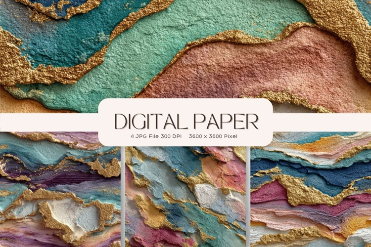 Paint Background Brushstroke Wall Art Digital Paper_156