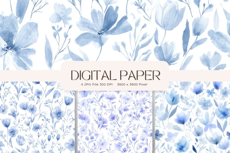 Flower Pattern Background Wallpaper Digital Paper_287
