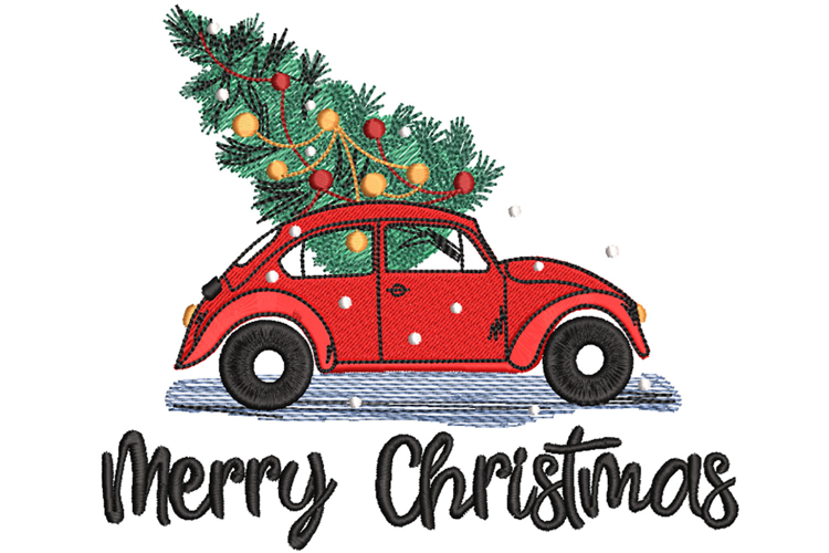 Christmas Truck Clipart
