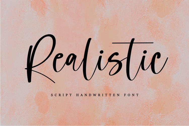 Realistic - Script Hanwritten Font example image 1
