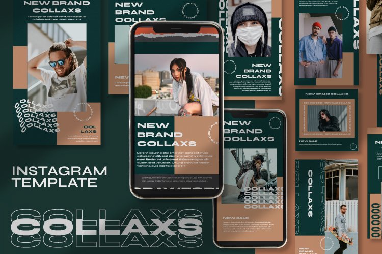 Collaxs Instagram Template example image 1