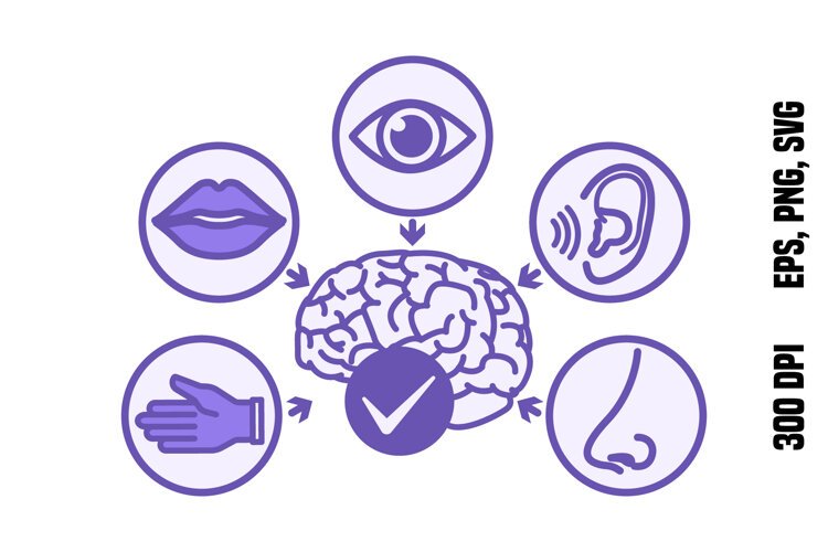 Purple Sensory Friendly Icon example image 1