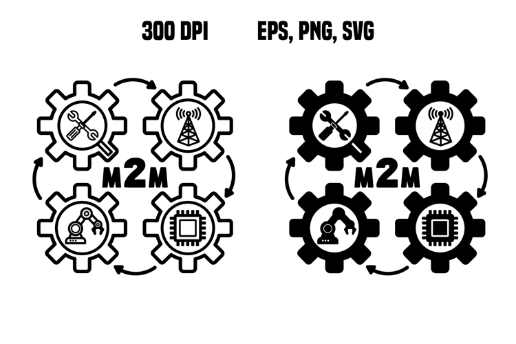 Machine to Machine Icons