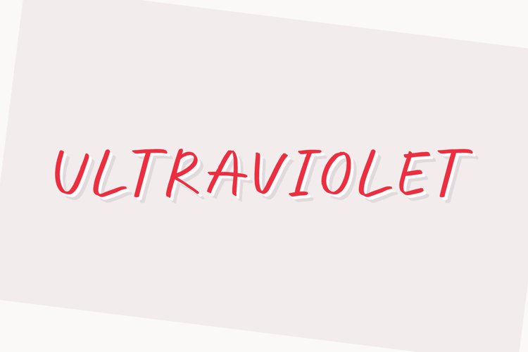 Ultraviolet | Handwritten Font example image 1