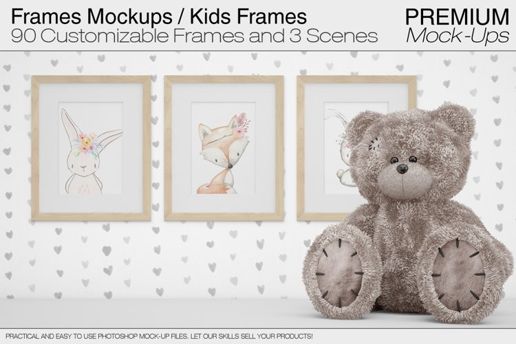 Frames Mockups - Nursery Frames example image 1