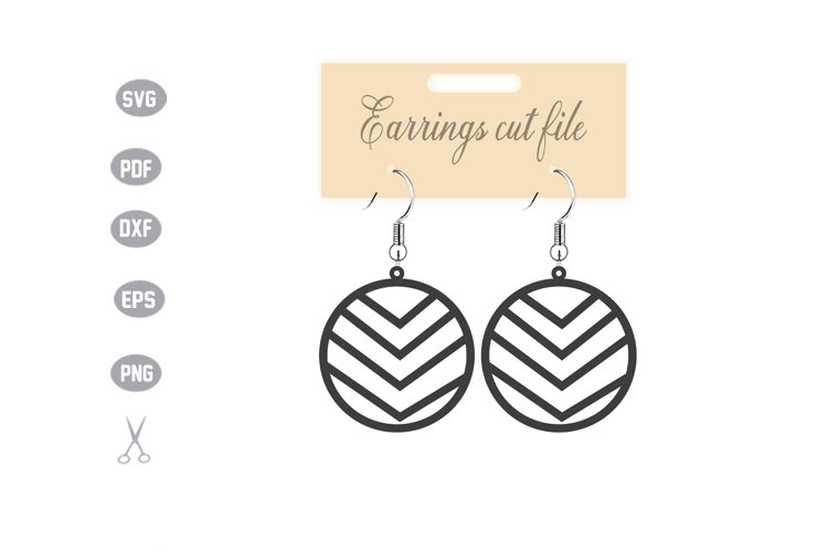 Earrings Template SVG