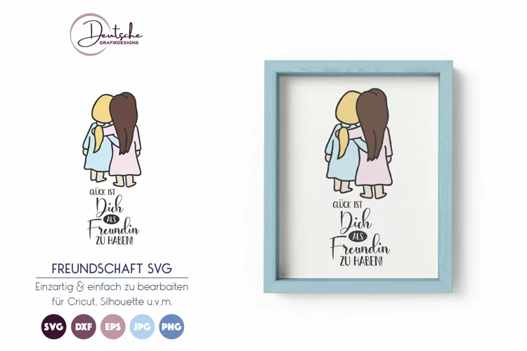 Beste Freundinnen SVG | Mädchen SVG