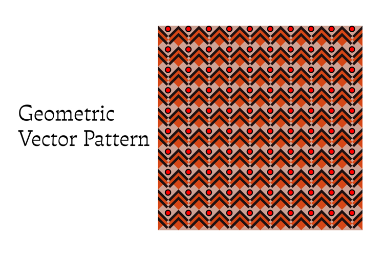 seamless geometric ornamental pattern. vector illustration