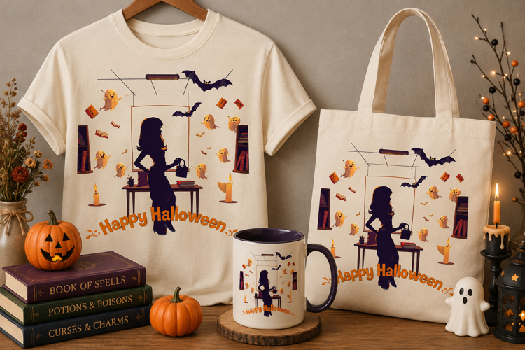 Halloween Teacher PNG | Spooky Classroom Ghost Teacher