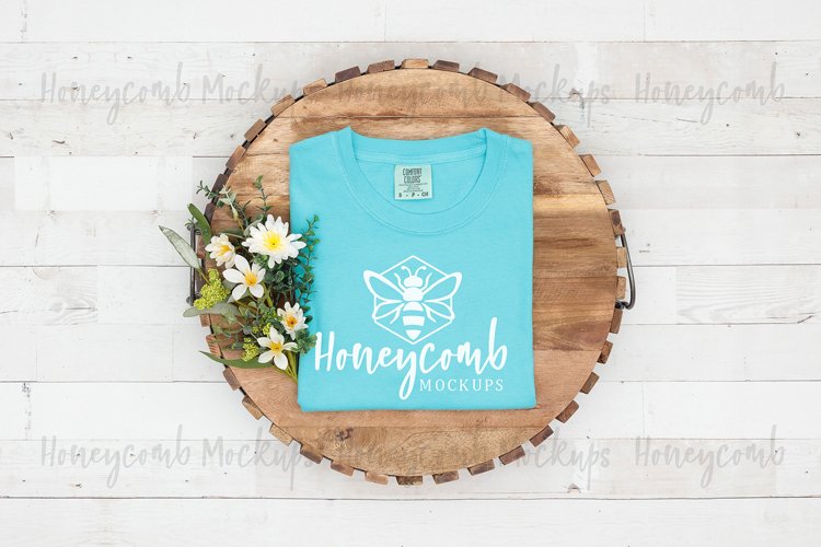 Comfort Colors 1717 Lagoon Blue T-Shirt 