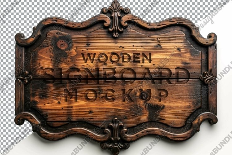 Wooden Sign Clipart Image 2