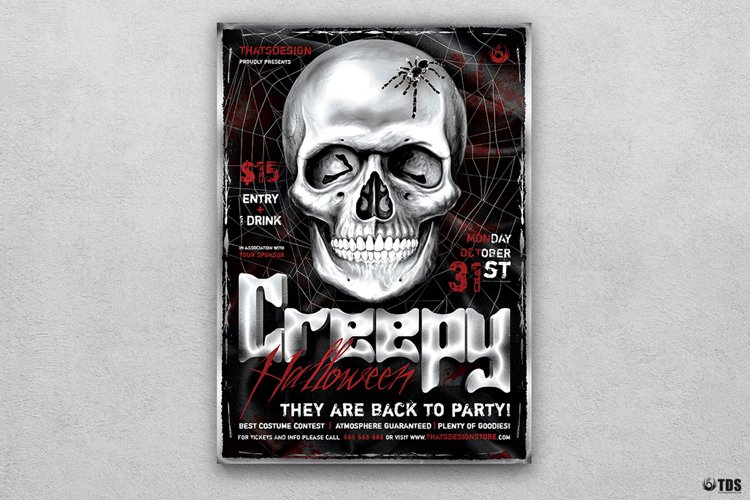 Halloween Flyer Template V21 example image 1