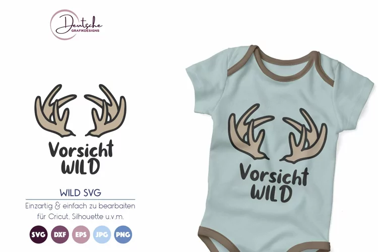 Hirsch SVG |Hörner SVG | Kinderzimmer SVG
