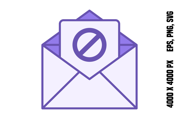 Colored Spam Icon
