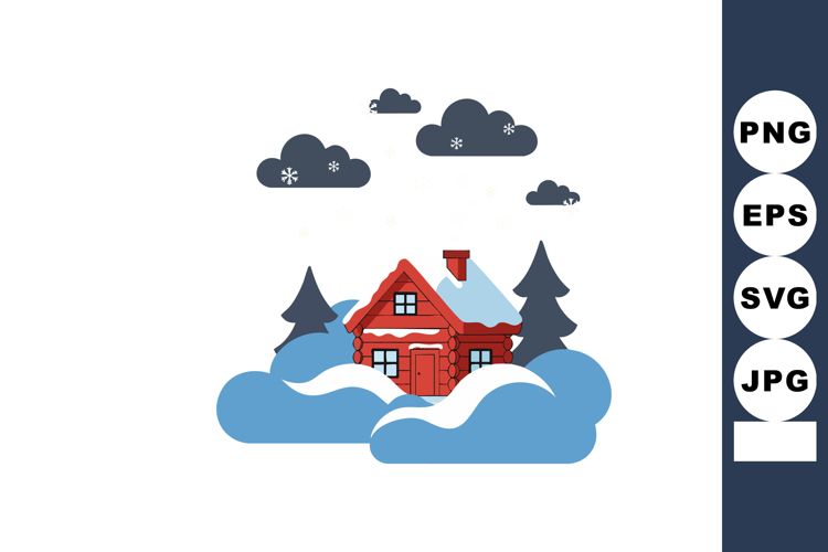 Cabin Clipart Image 3