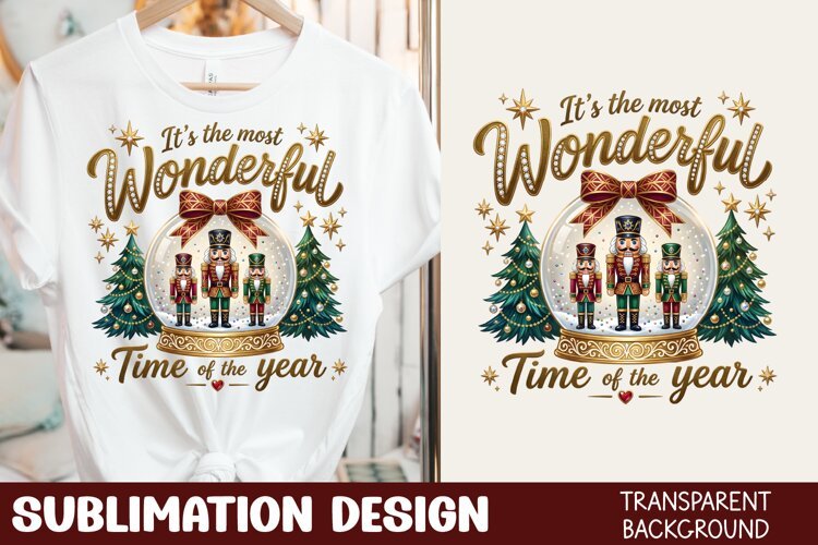 It's a Wonderful Time of the Year Tshirt Sublimation example image 1