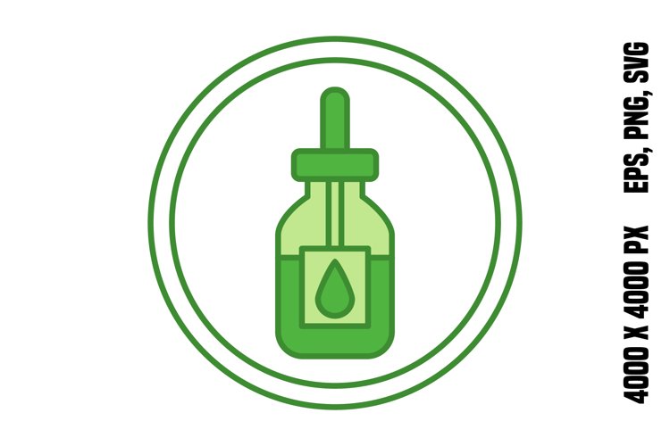 Green Serum Label