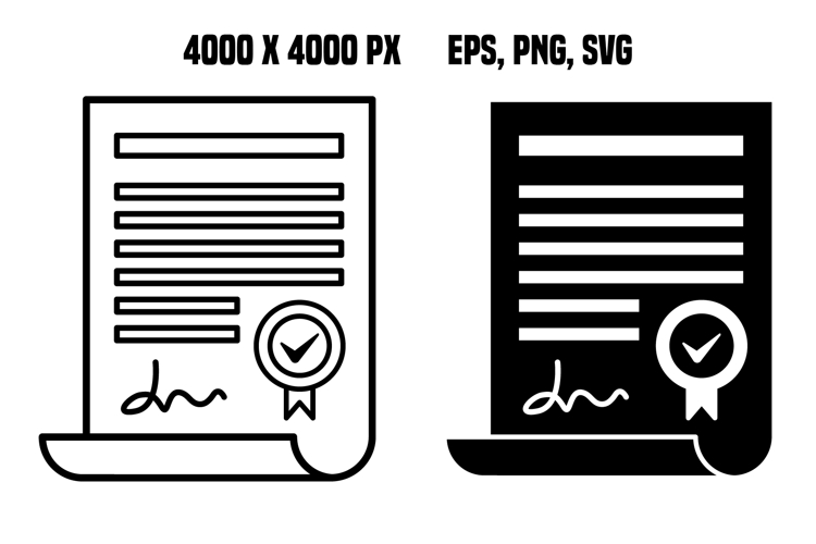 Certificate Icon Image 17