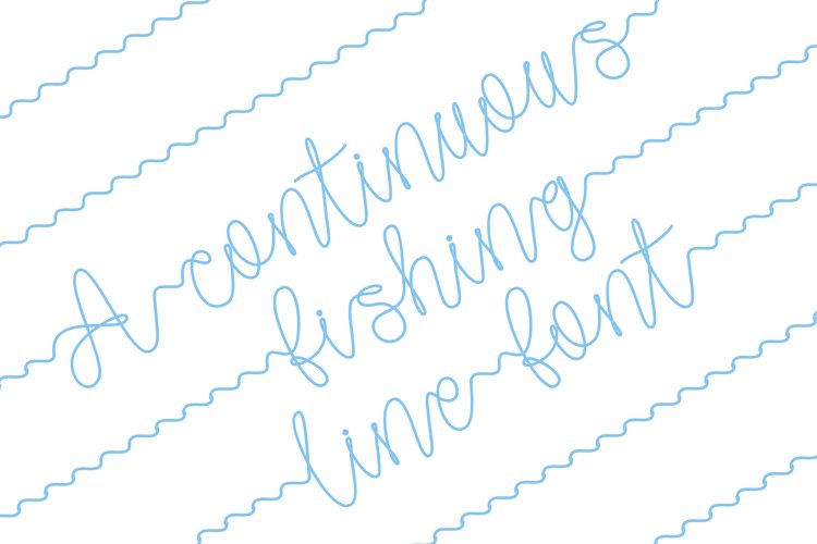 Gone Fishing a fishing line font Free Font Of The Week Font Bundles