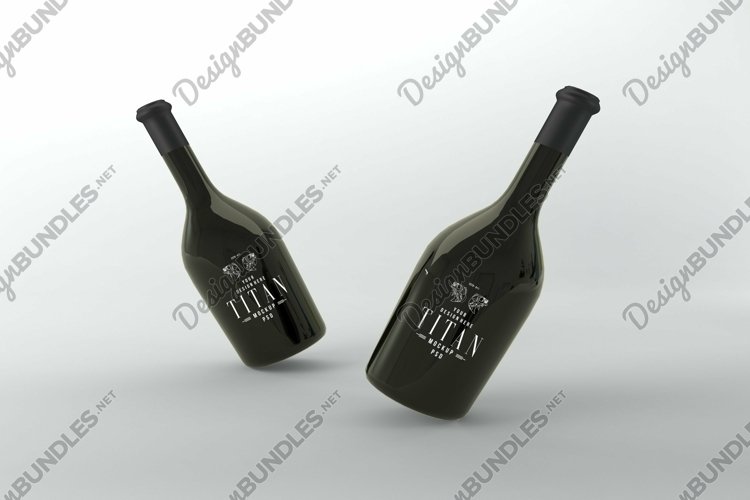 Titan Two Bottle Mockup