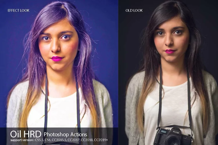 Photoshop Oil HDR Action