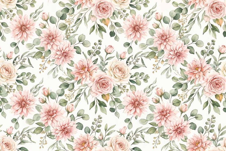 Floral Seamless Pattern Image 2