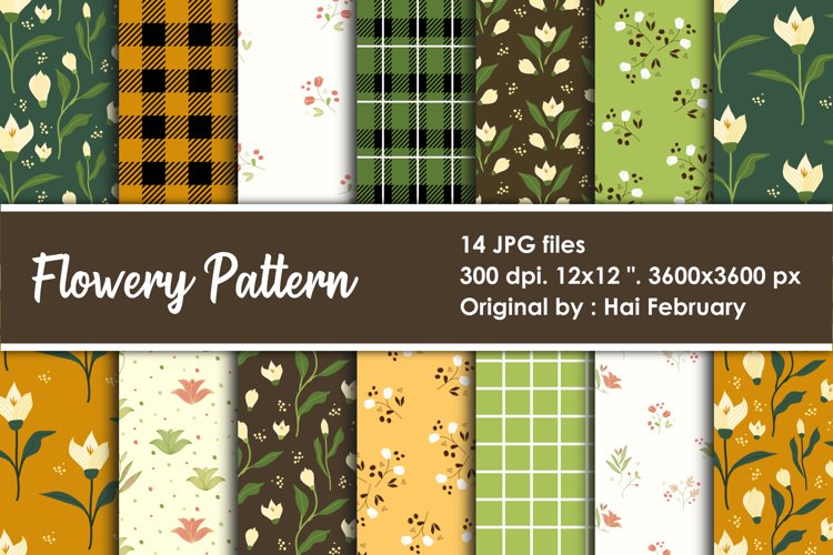 Floral Seamless Pattern Image 19