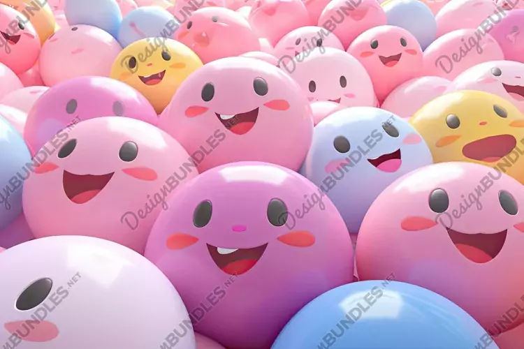 Funny Emojis Background