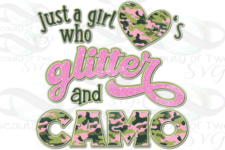 Glitter and Camo png, Love Camo png, Glitter Sublimation png example image 1