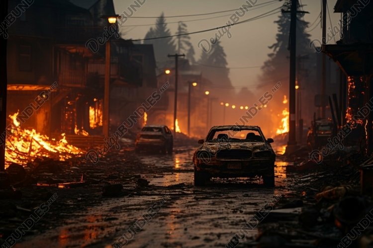 Encounter the catastrophic union of fire and high-speed wind