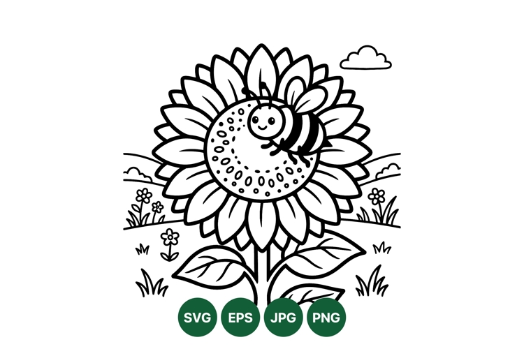 Bee Drawing Image 11