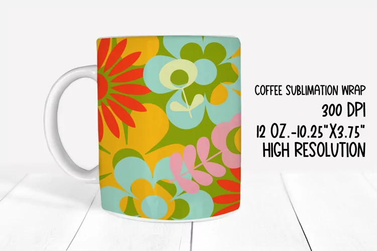 Coffee Mug Sublimation Wrap
