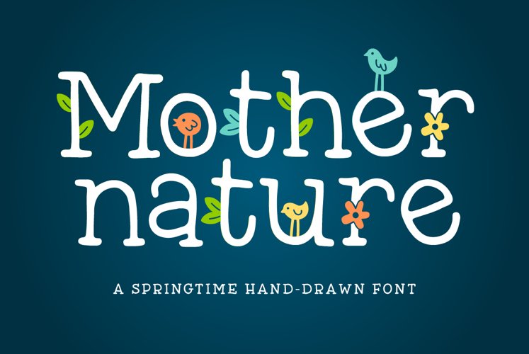 Mother Nature Font example image 1
