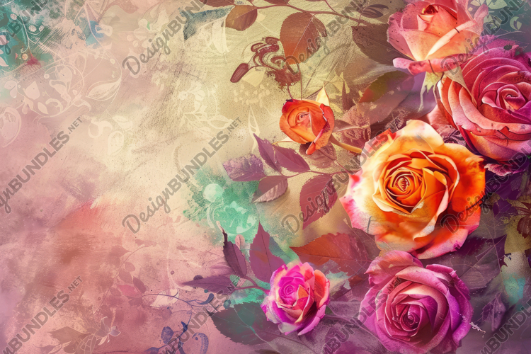 Flowers Texture Image 24