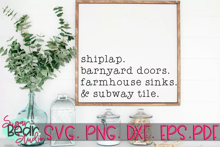 Shiplap Barnyard Doors - A Farmhouse SVG