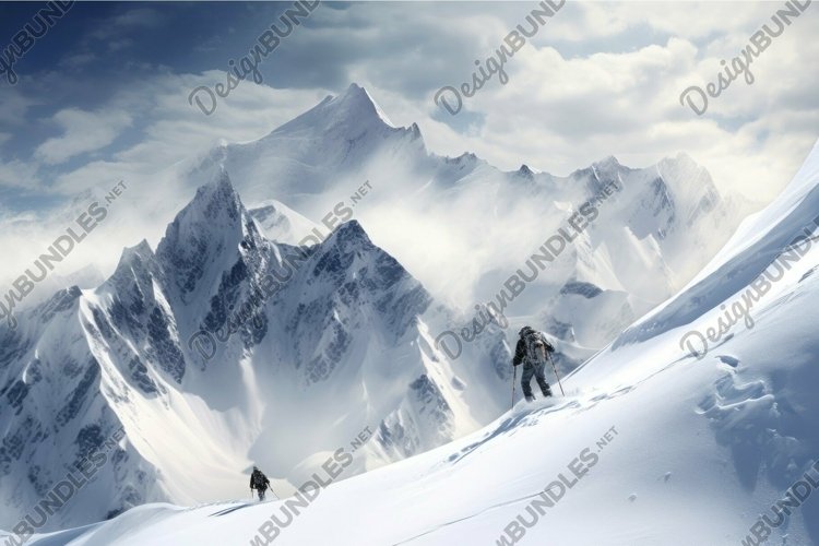 Mountain Range Clipart Image 9