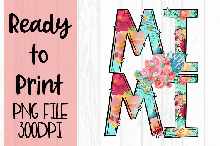 Bright Floral Mimi Ready to Print example image 1