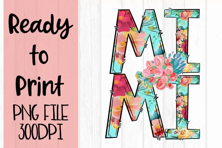 Bright Floral Mimi Ready to Print