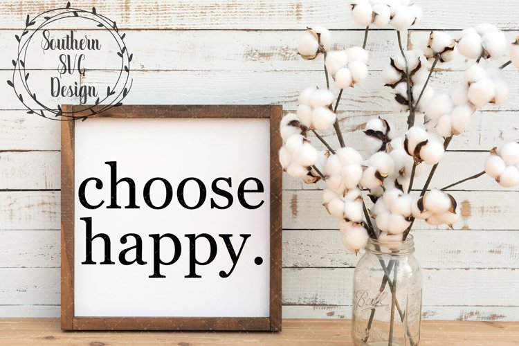 Choose Happy SVG file-Choose Happy cut File-SVG DXF PNG JPEG example image 1