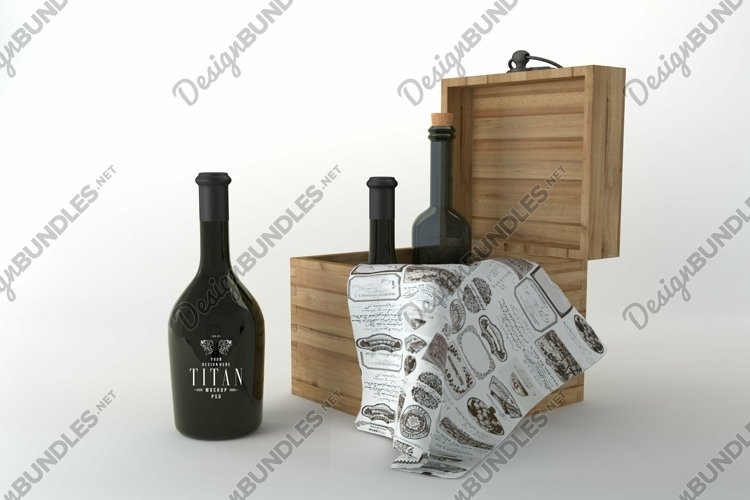Titan Two Bottle Mockup
