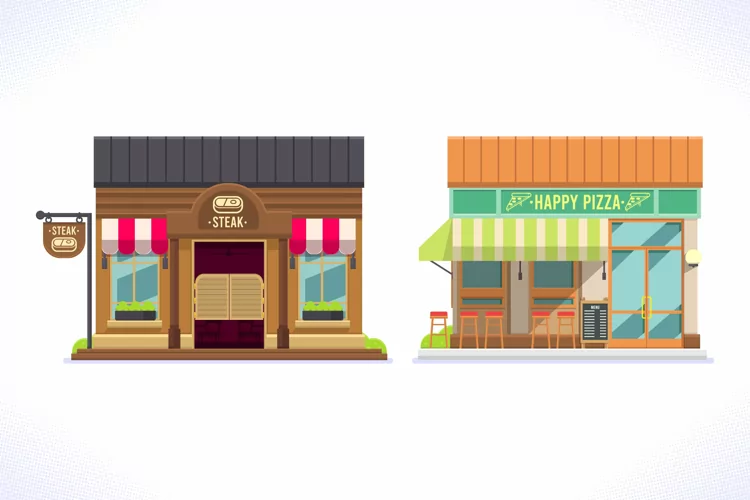 Store Facades Set