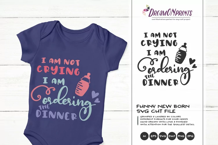 Funny New Born SVG Cut Files | Baby SVG