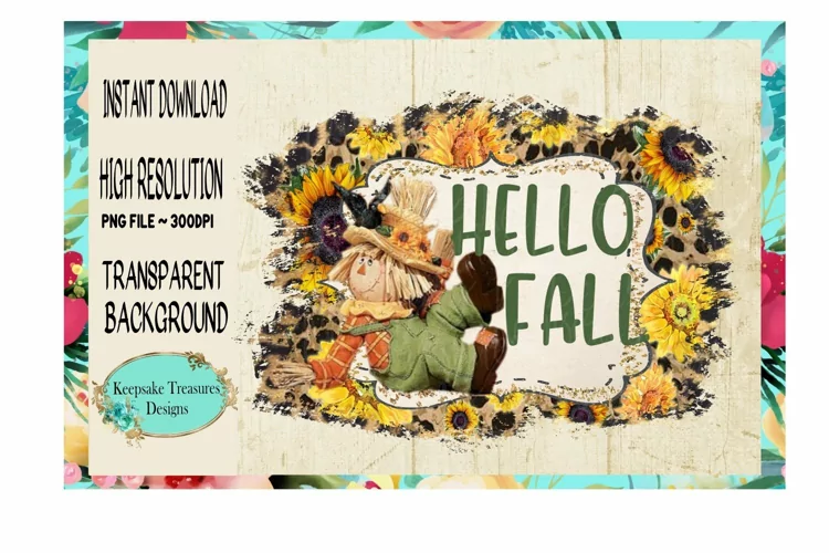 Hello Fall Scarecrow