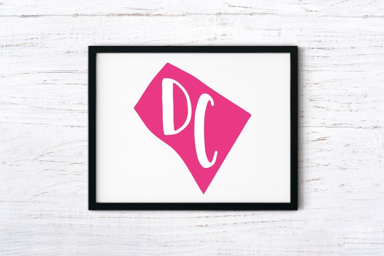 Washington DC Capitol Digital Design-Clip Art & SVG Cut File example image 1
